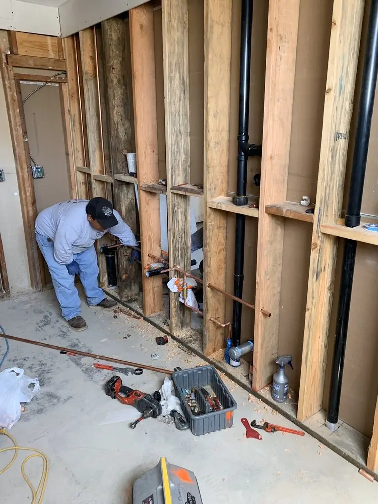 Commercial rough-in plumbing for Water Heater Replacement in Princeton
